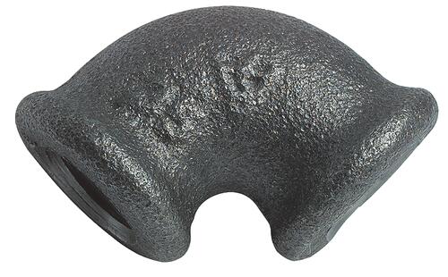 Coude petit rayon 90° FF33/42 fonte noire N°90